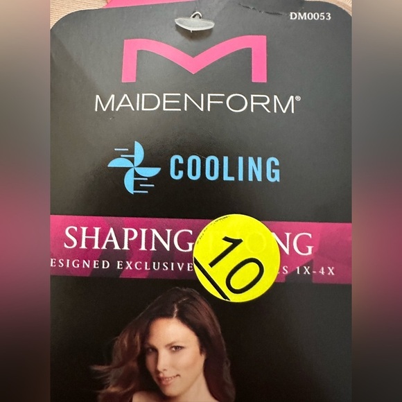 Maidenform Curvy Cooling Shaping Thong Firm Control Beige Plus Size 3X NEW - Picture 4 of 7